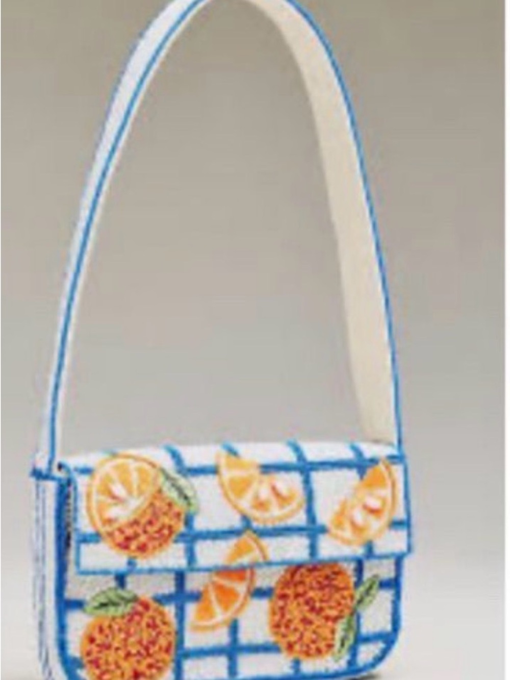 NWOT Anthropologie Fiona Beaded Bag: Food & Drink Edition